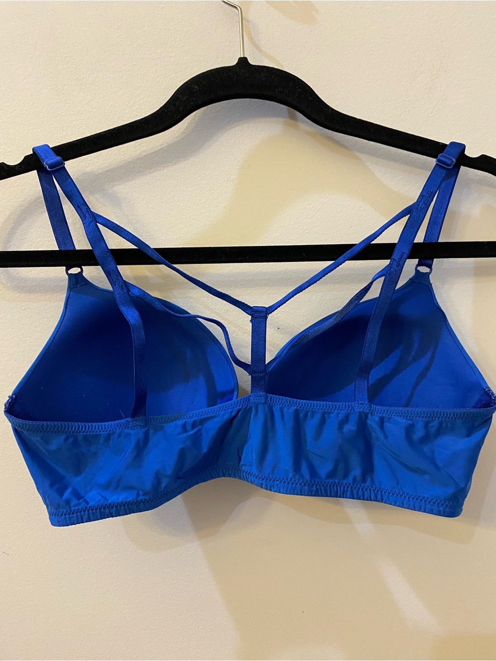 Victoria’s Secret Push-Up Pigeonnant Bra Blue Women’s Size 34C - Picture 4 of 5